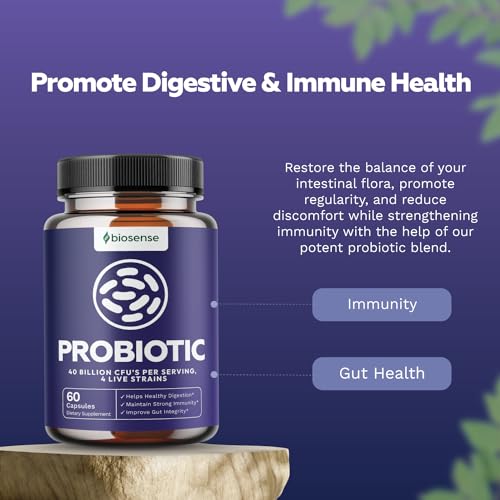 Colon Health Probiotic and Prebiotic Capsules - Gut Health Prebiotics and Probiotics Bio Sense buy supplements canada