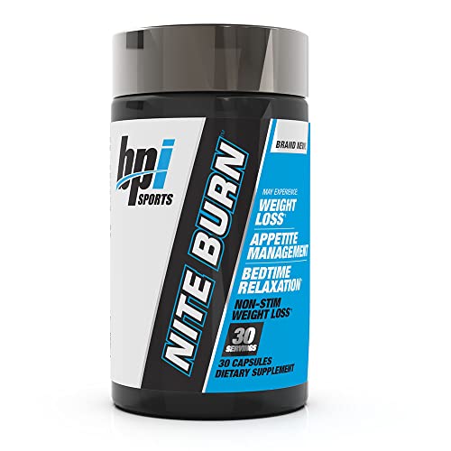 BPI Sports Nite burn – Nighttime Fat Burner & Sleep Support – Keto-Friendly – Weight Loss BPI Sports buy supplements canada