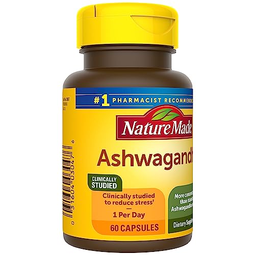 Nature Made Ashwagandha Capsules 125mg for Stress Support, 60 Capsules, 60 Day Supply Nature Made buy supplements canada