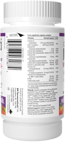 Webber Naturals Women's 50+ Most Complete Multi, 90 Vegetarian Capsules Webber Naturals buy supplements canada