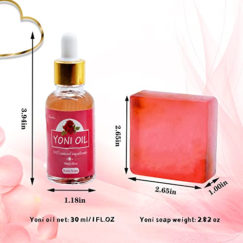 Yoni Soap Bars Vaginal Wash & Natural Yoni Oil Set Of 3, Ph Balance Eliminates Odor for Women Wovarkie buy supplements canada