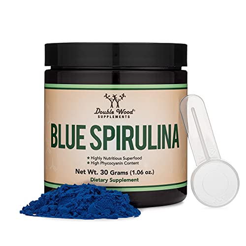 Blue Spirulina Powder - Maximum 35% Phycocyanin Content, Superfood Powder from Blue Double Wood Supplements buy supplements canada