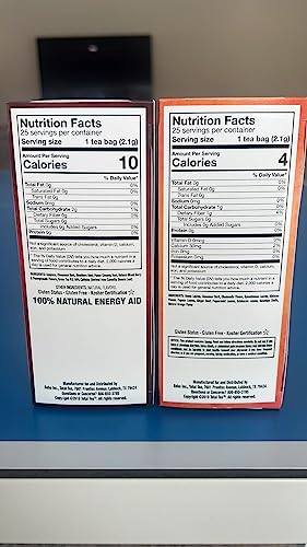 Total Tea Detox Tea & Energy Tea Set - 25 Day Detox Tea - Herbal SIim Tea Total Tea buy supplements canada