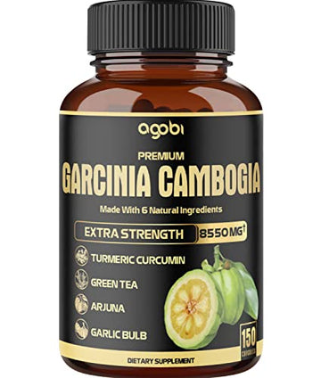 Premium Garcinia Cambogia 20:1 Extract Capsules 8550 mg - with Green Tea, Arjuna agobi buy supplements canada