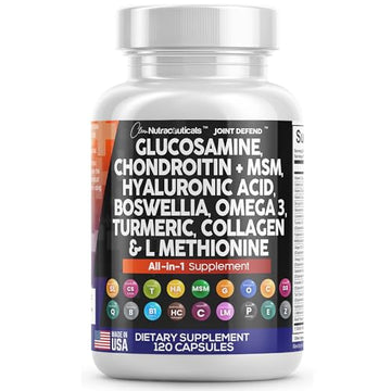 Clean Glucosamine Chondroitin MSM Turmeric Hyaluronic Acid Boswellia Clean Nutraceuticals buy supplements canada