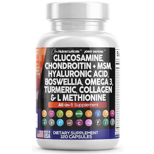 Clean Glucosamine Chondroitin MSM Turmeric Hyaluronic Acid Boswellia Clean Nutraceuticals buy supplements canada