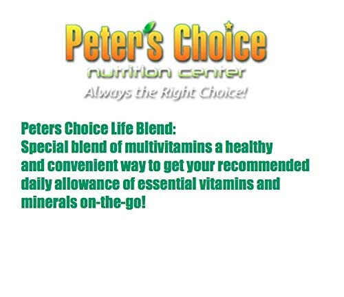 Peter's Choice Life Blend, 16oz, Multivitamin & Mineral Powder, Unsweetened, 32 Servings per Container. Made in The USA Peter's Choice buy supplements canada