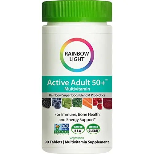 Rainbow Light Adult Multivitamin, Vitamins C & Zinc, B Complex & Choline, Calcium & Vitamin D Supports Bone Health Rainbow Light buy supplements canada