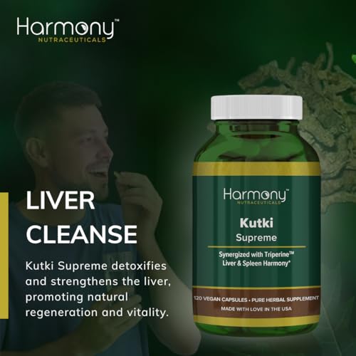 Kutki Supreme - Harmony Nutraceuticals Ayurvedic Medicine for Healthy Skin, Immune and Respiratory Systems - 120 Vegan Organic Capsules Harmony Nutraceuticals buy supplements canada