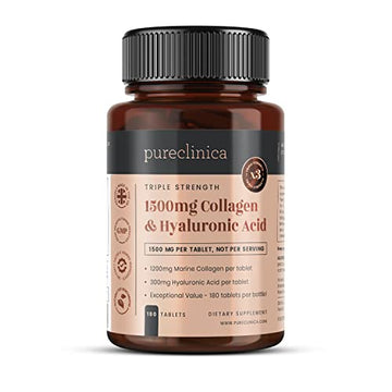 UltraColl Collagen & Hyaluronic Acid 1500mg x 180 Tablets - 6 Months Supply Pureclinica buy supplements canada
