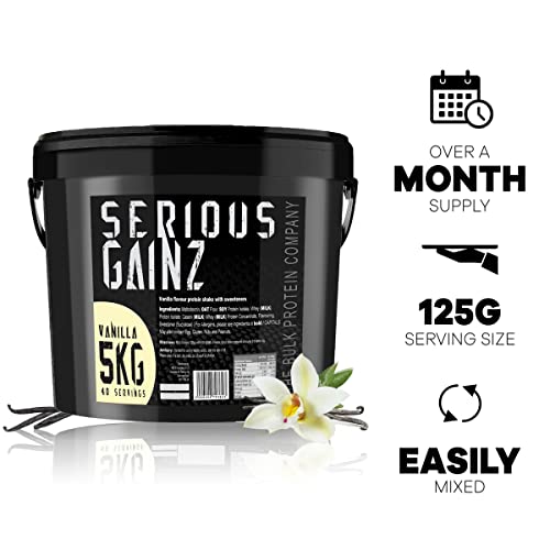 The Bulk Protein Company, SERIOUS GAINZ - Whey Protein Powder - Weight Gain, Mass Gainer The Bulk Protein Company buy supplements canada