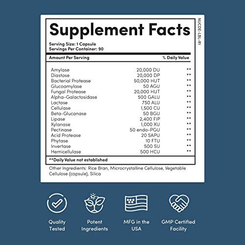 Nucific Digestive Enzyme Supplement to Support Digestion and Nutrient Bioavailability Nucific buy supplements canada
