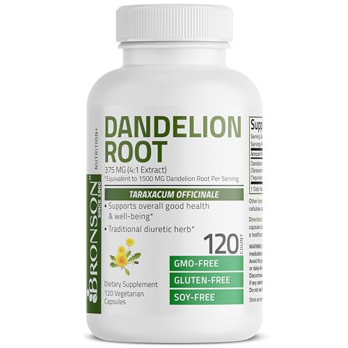 Bronson Dandelion Root High Potency Supplement, Supports Overall Good Health & Well Bronson buy supplements canada