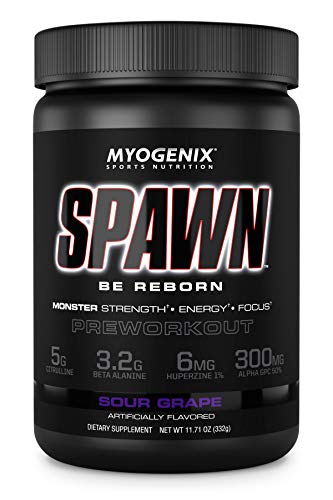 Myogenix Amino Energy Pre Workout Powder Spawn Sour Grape Flavored BCAAs Amino Myogenix buy supplements canada