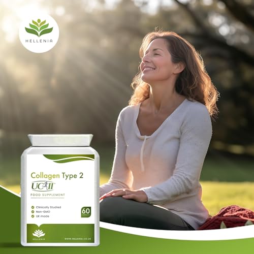 UC-II® Collagen Type 2-40mg - 60 Capsules | Joint Support | Manufactured in The UK Hellenia buy supplements canada