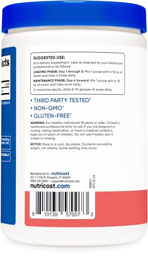 Nutricost Creatine Monohydrate Powder (Watermelon, 500 Gram) - Micronized Creatine Nutricost buy supplements canada