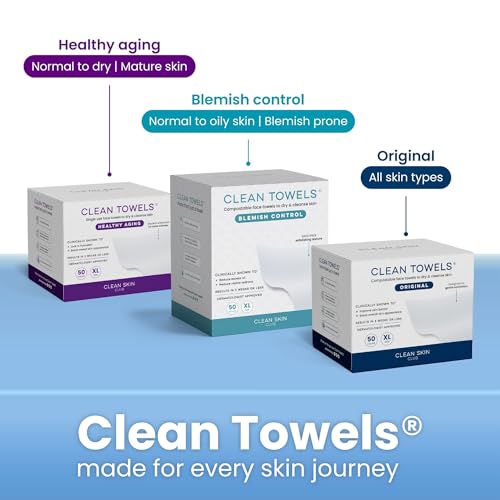 Clean Skin Club Clean Towels XL®, Travel Pack 100% USDA Biobased Disposable Face Towel CLEAN SKIN CLUB buy supplements canada