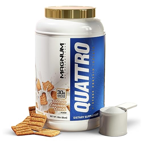 Magnum Nutraceuticals Quattro -, Toasted Cinnamon Cereal ,2lb - May Support Muscle QUATTRO buy supplements canada