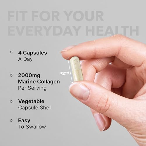 Fitimins Marine Collagen Capsules, 2000mg with Hyaluronic Acid & Vitamin C Fitimins buy supplements canada