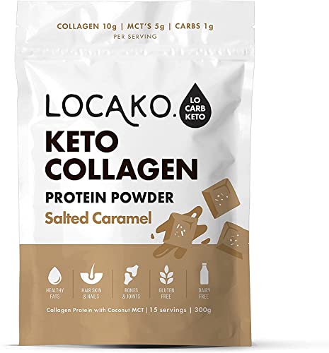Locako Keto Collagen Protein Powder 300g Salted Caramel LOCAKO buy supplements canada
