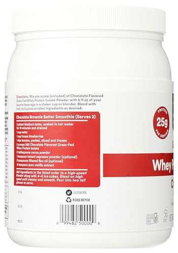 365 by Whole Foods Market, Chocolate Whey Protein Isolate, 16.9 Ounce 365 by Whole Foods Market buy supplements canada