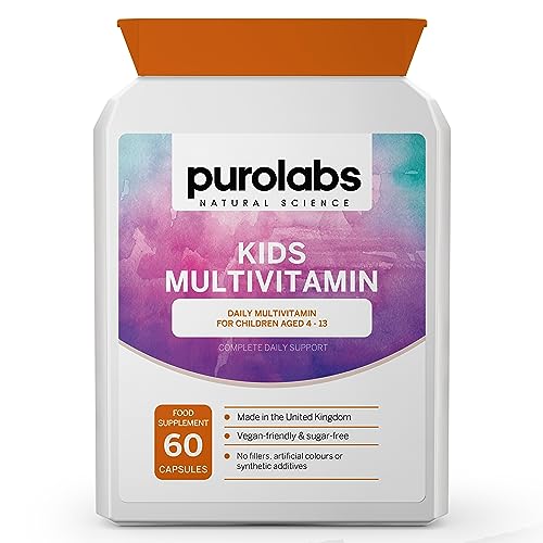 Kids Vitamins - Multivitamin for Kids with Calcium, Zinc, Iron, Vitamin C, B12, D3 and More Purolabs buy supplements canada