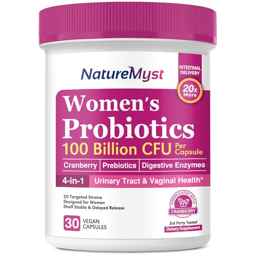 NatureMyst Women’s Probiotics 100 Billion, 20 Targeted Strains with Organic Cranberry NatureMyst buy supplements canada