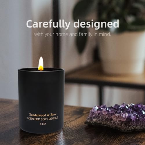 Sandalwood Rose Scented Candles, Christmas Birthday Candle Gifts for Women, Best Friends Kelly's Custom Candles buy supplements canada