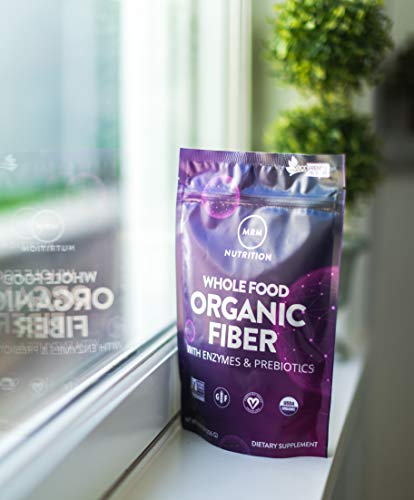 MRM Nutrition Whole Food Organic Fiber | with Enzymes + Prebiotics, 32 Servings MRM buy supplements canada