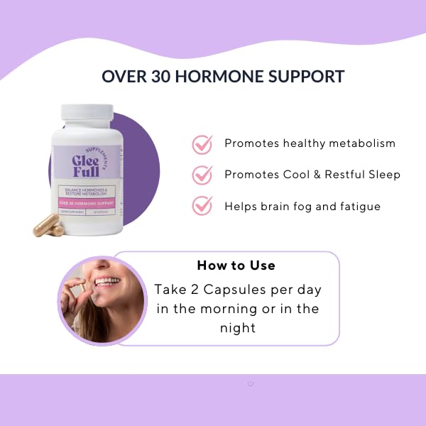 GleeFull Over 30 Hormone Support - Menopause Supplements for Women - Hormone Support for Women GLEEFULL SUPPS buy supplements canada
