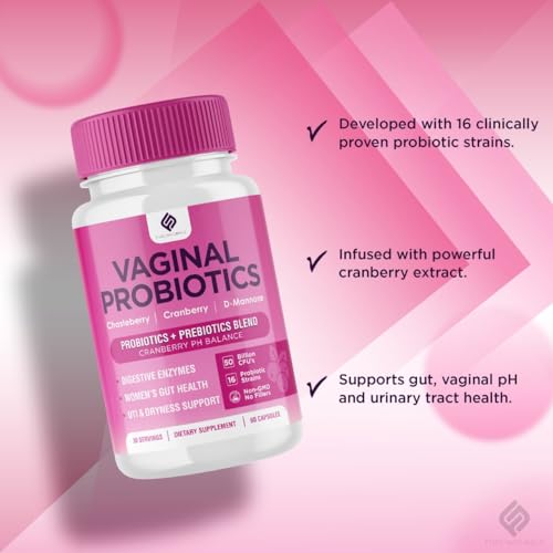 Vaginal Probiotics for Women Digestive Enzymes Gut Health PH Balance Pills, Women's Fuze Naturals buy supplements canada