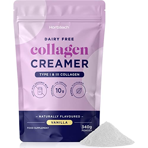 Collagen Creamer for Coffee | Vanilla Flavour | Type 1 & 3 Collagen Peptides Horbäach buy supplements canada