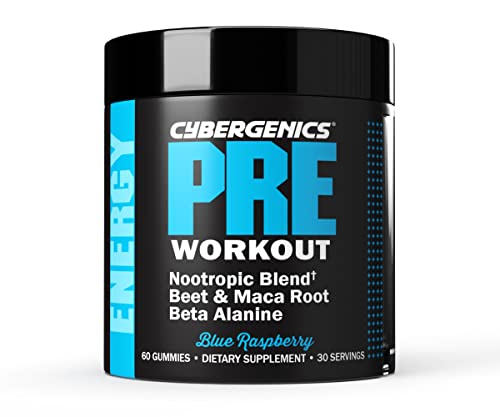 Cybergenics Pre Workout Gummies, Supports Energy Levels, Boosts Performance Cybergenics buy supplements canada