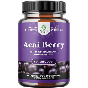 Natural Acai Berry Weight Loss Supplement Detox Products Antioxidant Superfood Natures Craft buy supplements canada
