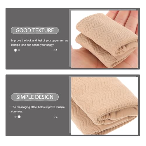 Healifty upper arm sleeves 1 Pair Elastic Compression Arm Sleeves Slimming Improve Shaper Healifty buy supplements canada