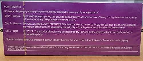 Hyleys 14 Day Weight Loss Tea - 42 Tea Bags (1 Pack), Detox Tea for Cleanse HYLEYS buy supplements canada