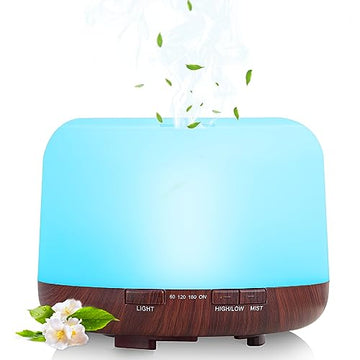 Aegci Aromatherapy Diffusers,300ml Air Humidifier with 7 Colors Light,Adjustable Brightness Aegci buy supplements canada