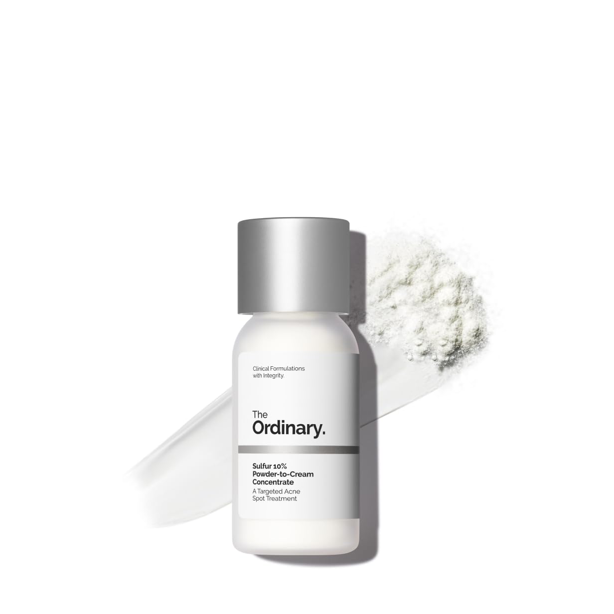 The Ordinary Sulfur 10% Powder-to-Cream Acne Spot Treatment Concentrate, Reduces Pimple Size and Zit Redness, 0.18 Oz The Ordinary buy supplements canada
