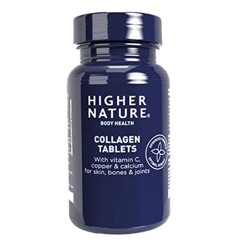 Higher Nature - Collagen Tablets - Hydrolysed Marine Collagen - Vitamin C - Calcium for Bone Support HIGHER NATURE buy supplements canada