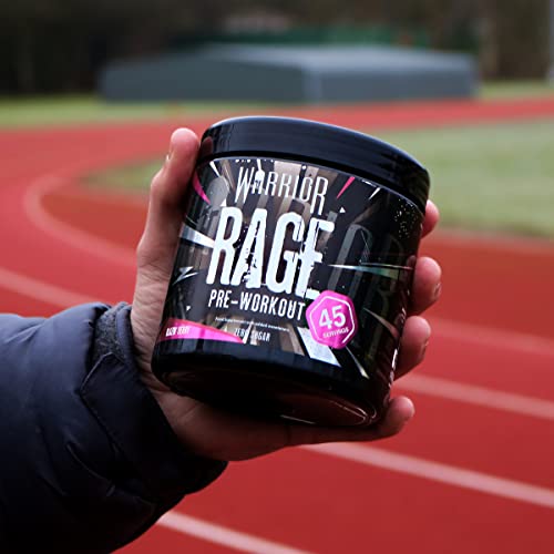 Warrior - RAGE Pre Workout Powder – Lightnin’ Lemonade 392g, WA-RG-045-01 Warrior buy supplements canada