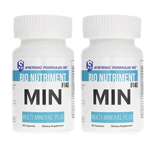 Systemic Formulas MIN Multi Mineral Plus - 60 Capsules (Pack of 2) Comprehensive Mineral Support for Wellness - Balanced Blend, Essential Nutrients Generic buy supplements canada