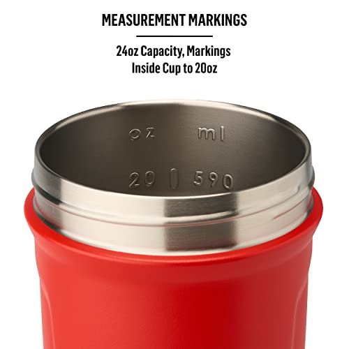 BlenderBottle Strada Twist Cap Shaker Cup Insulated Stainless Steel Water Bottle with Wire BlenderBottle buy supplements canada