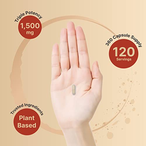 NatureBell Psyllium Husk Capsules 1500mg Per Serving, 360 Count, with Inulin NatureBell buy supplements canada