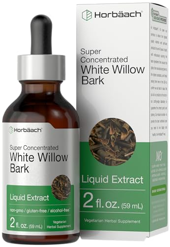 White Willow Bark Extract | 2 fl oz | Alcohol Free Liquid Tincture | Super Concentrated Horbäach buy supplements canada