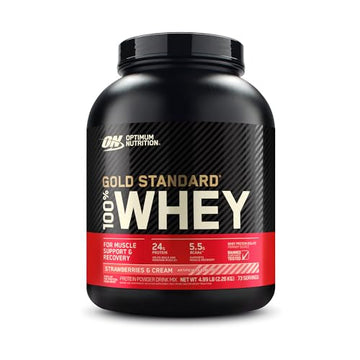 Optimum Nutrition Gold Standard 100% Whey Protein Powder, Strawberries & Cream Optimum Nutrition buy supplements canada