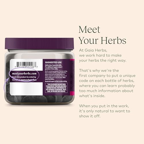Gaia Herbs Black Elderberry (Sambucus Nigra) Extra Strength Gummies Gaia Herbs buy supplements canada
