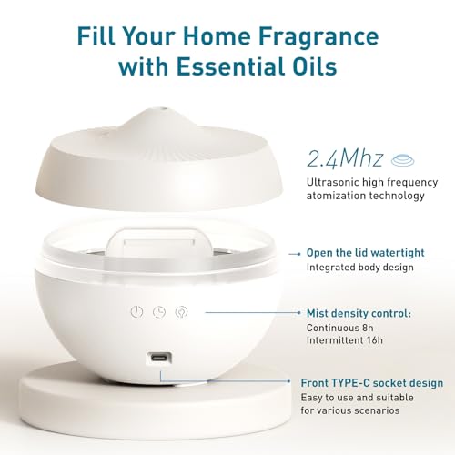 Essential Oil Diffuser, 300ML Quiet Premium Humidifier, Natural Home Fragrance Aroma Diffuser Colobles buy supplements canada