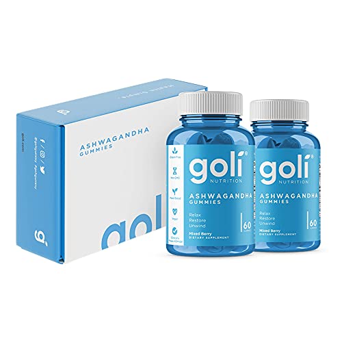 Goli Ashwagandha & Vitamin D Gummy 120 Count - Relax. Restore. Unwind Goli buy supplements canada