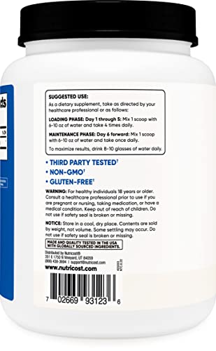 Nutricost Creatine Monohydrate Micronized Powder (1 KG) - Pure Creatine Monohydrate Nutricost buy supplements canada