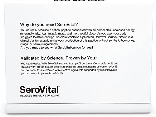 Sero-Vital Renewal Complex - Reverse The Signs of Aging - Clinically Tested to Increase Human Growth Serovital buy supplements canada